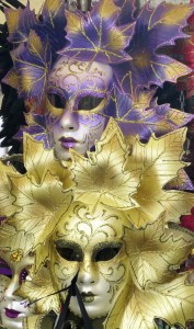 Venetian carnival masks